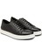Siyah Erkek Deri Sneaker 2