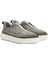 Gri Erkek Deri Sneaker 2