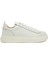 Kırık Beyaz Erkek Deri Sneaker 1