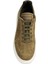 Oversized Retro Haki Erkek Deri Sneaker 4