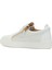 Beyaz Erkek Deri Sneaker 3
