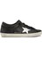 Super-Star Ltd Siyah Erkek Deri Sneaker 1