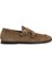 Koyu Gri Erkek Süet Loafer 1