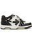 Siyah Beyaz Erkek Deri Sneaker 1