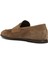 Koyu Gri Erkek Süet Loafer 3