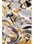 Gold Flower Desen Twill Ipek Eşarp 2