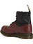 Dr.martens x Mm6 Siyah Kırmızı Erkek Deri Bot 3