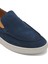Lacivert Logo Detaylı Erkek Deri Loafer 5