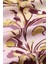 Mürdüm Flower Desen Twill Ipek Eşarp 2