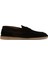 Florio Ideal Siyah Perforeli Erkek Deri Loafer 1