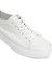 Beyaz Erkek Deri Sneaker 5
