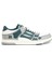 Beyaz Gri Erkek Deri Sneaker 1