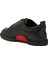 Siyah Erkek Deri Sneaker 3