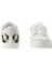 New Reeth Low Deri Süet ve Pamuklu Beyaz Erkek Sneaker 4