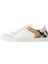 New Reeth Low Deri Süet ve Pamuklu Beyaz Erkek Sneaker 5