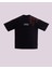 Erkek Kısa Kol Premium Old Dj Oversize Siyah 1