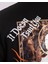 Erkek Kısa Kol Premium Old Dj Oversize Siyah 5
