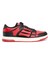 Kırmızı Siyah Erkek Deri Sneaker 1
