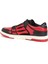 Kırmızı Siyah Erkek Deri Sneaker 3