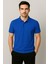 Regular Fit %100 Pamuk Polo Yaka Yarım Kollu Basic T-Shirt 1