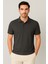 Regular Fit %100 Pamuk Polo Yaka Yarım Kollu Basic T-Shirt 1
