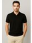 Regular Fit %100 Pamuk Polo Yaka Yarım Kollu Basic T-Shirt 1