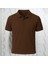 Regular Fit %100 Pamuk Polo Yaka Yarım Kollu Basic T-Shirt 2