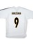 2003/04 R.madrid Iç Saha #9 Benzema Futbol Forması Retro Uzun Kollu Beyaz 1