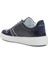 Lacivert Logolu Erkek Deri Sneaker 3