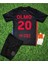 Fc/ Barcelona #20 Dani Olmo 2024/25 Deplasman Çocuk Forması 4 Lü Set (Black) 1
