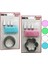 8pcs Pasta Süsleme Seti - 3-Kurabiye Kalıp=yuvarlak - Çiçek 1-Krema Torbası - 3-Metal+1-Pls.uç (4401) 1