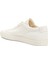Beyaz Erkek Deri Sneaker 3