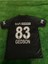 2024/25 Beşikt Ş'- Gedson' Fernandes' 83 Deplasman Siyah Forması Spor T-Shirt 3