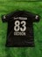 2024/25 Beşikt Ş'- Gedson' Fernandes' 83 Deplasman Siyah Forması Spor T-Shirt 4
