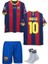 #barcelona. 2011 Retro #10 Messi Çocuk Forması 3lü Set 1