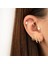 14 Ayar Altın Taşlı Minimal Tragus Piercing 2