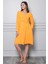 Hamile Önden Düğmeli ve Bağcıklı Uzun Kollu Viskon Elbise Mango 3