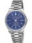 G-Timeless Slim 40 mm Silver Mavi Erkek Kol Saati 1