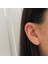 14 Ayar Altın Alttan 3 Taşlı Halka Piercing 4