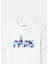 Beyaz Paris Baskılı Erkek Çocuk T-Shirt 3