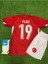 Euro 2024 Türkiye Kenan Yıldız 19 Numara Çocuk Iç Saha Forması 3 Lü Set (Kırmızı) 3