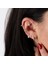 14 Ayar Altın Alttan 3 Taşlı Halka Piercing 2