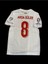 Türkiye Euro 2024 A.r.d.a-G.ü.l.e.r 8 Numara Yetişkin Forması Beyaz 2