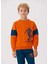 Oranj Baskılı Erkek Çocuk Sweatshirt 5