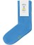 Lila Logo Jakarlı Unisex Çocuk Çorap 2