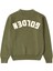 Yeşil Logo Baskılı Unisex Çocuk Kazak 2