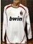 Milan'ın 2006-07 #13 Nesta Jersey Uzun Kollu Beyaz Futbol Forması 4