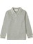 Gri Polo Yaka Erkek Çocuk Sweatshirt 1