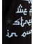 Erkek Kısa Kol Leather Embroidery In Arabic Siyah Tişört 7