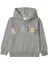 Gri Kapüşonlu Erkek Çocuk Sweatshirt 1